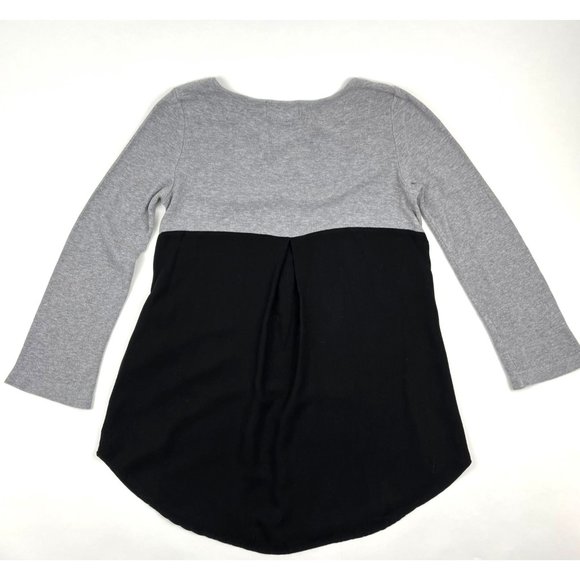 Liz Claiborne Rib-Knit Casual Top Tunic 3/4-Sleeve Scoop-Neck Sz. S - Picture 3 of 3